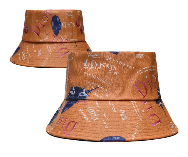 Dior Oblique Brown White Monogram Print Wide-Brimmed Bucket Hat 3