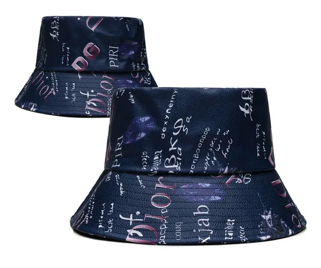 Dior Oblique Brown White Monogram Print Wide-Brimmed Bucket Hat 5