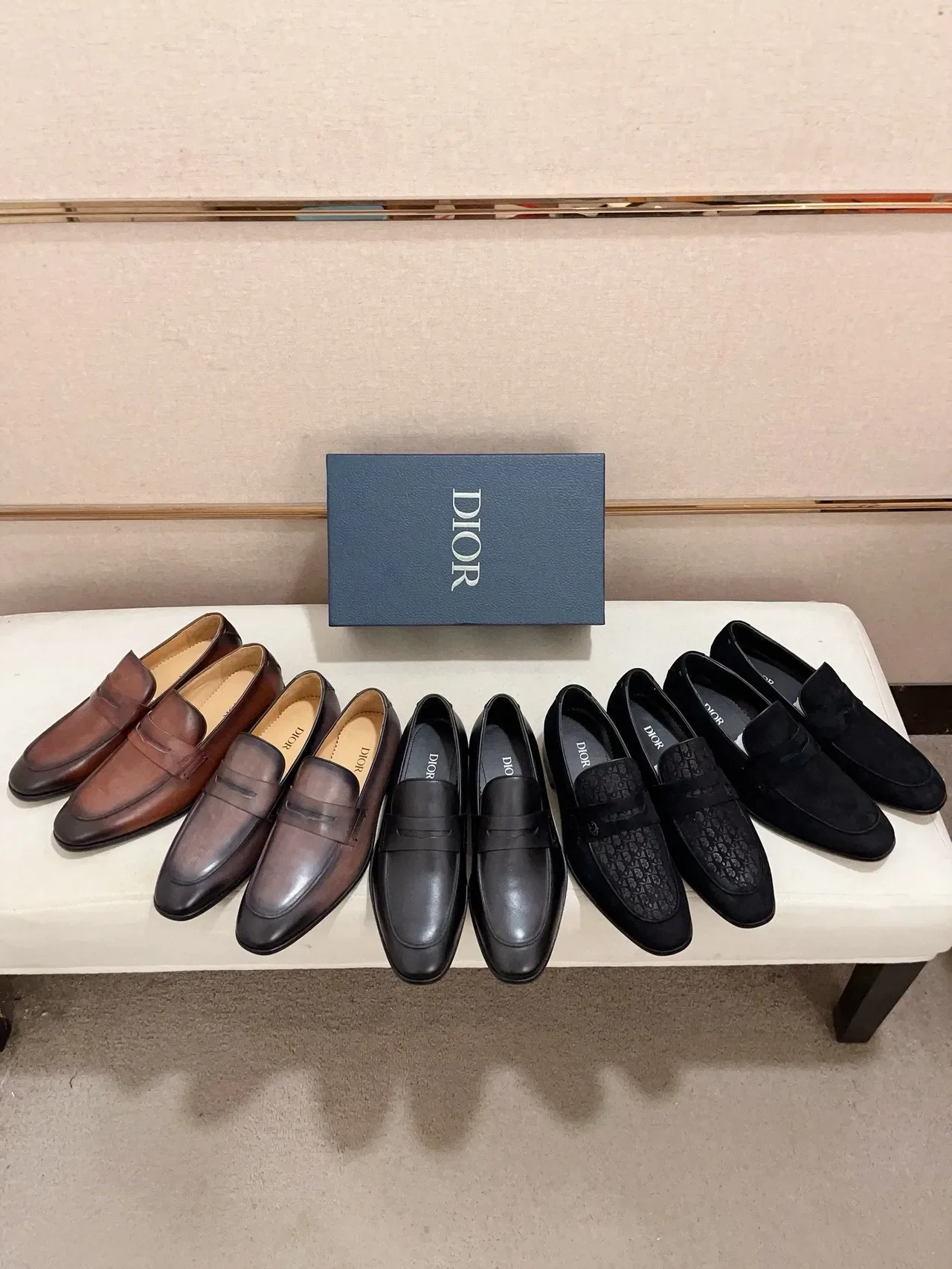 Dior Penny Loafer Brown Leather Men's Loafers 2