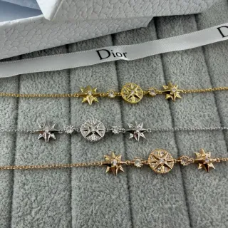 Dior Rose des Vents Star and Compass Crystal Bracelets