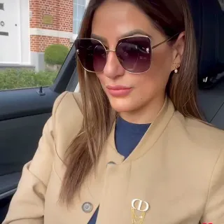 Dior So Real Oversized Square Gradient Sunglasses