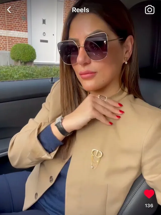Dior So Real Oversized Square Gradient Sunglasses 4