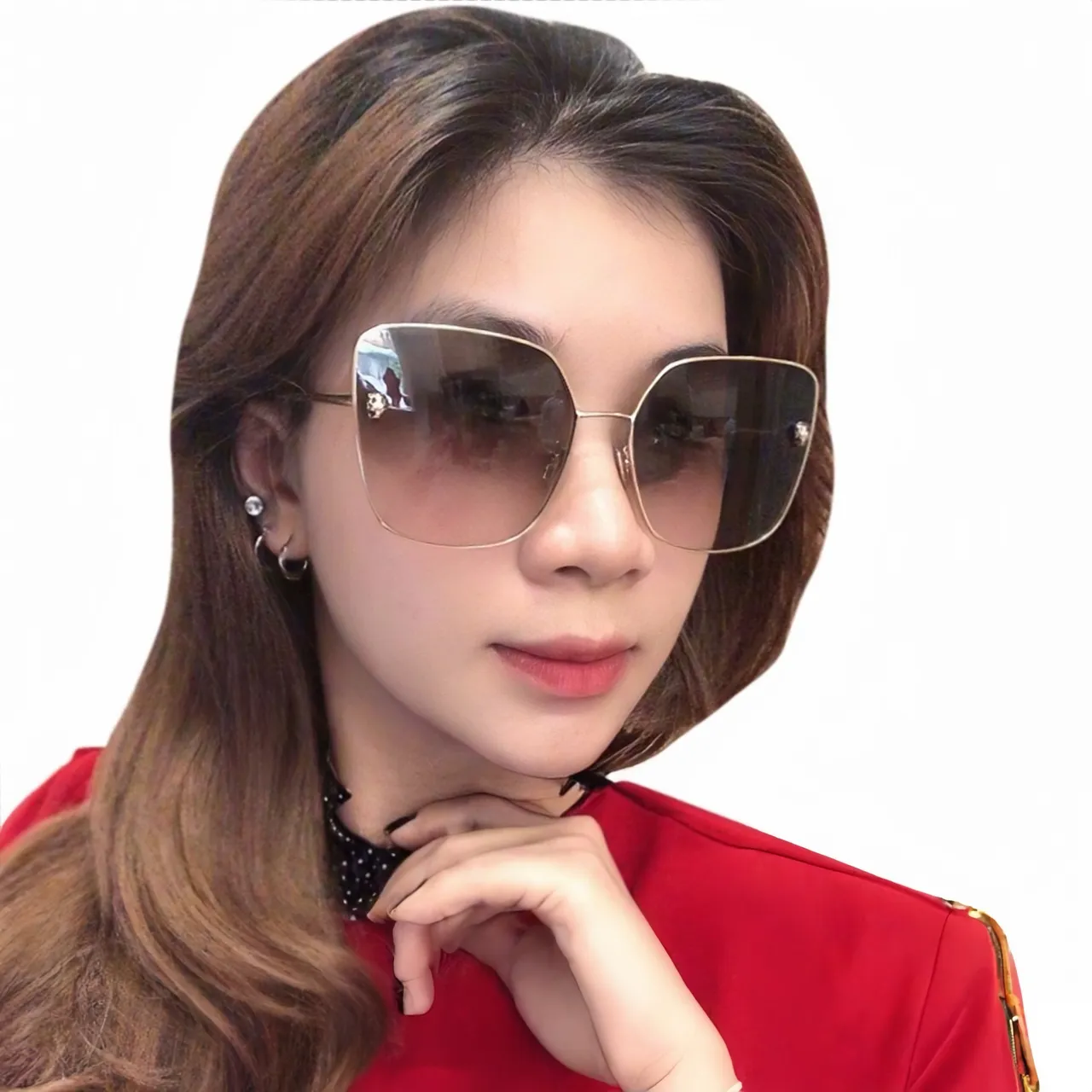 Dior So Real Oversized Square Gradient Sunglasses 6