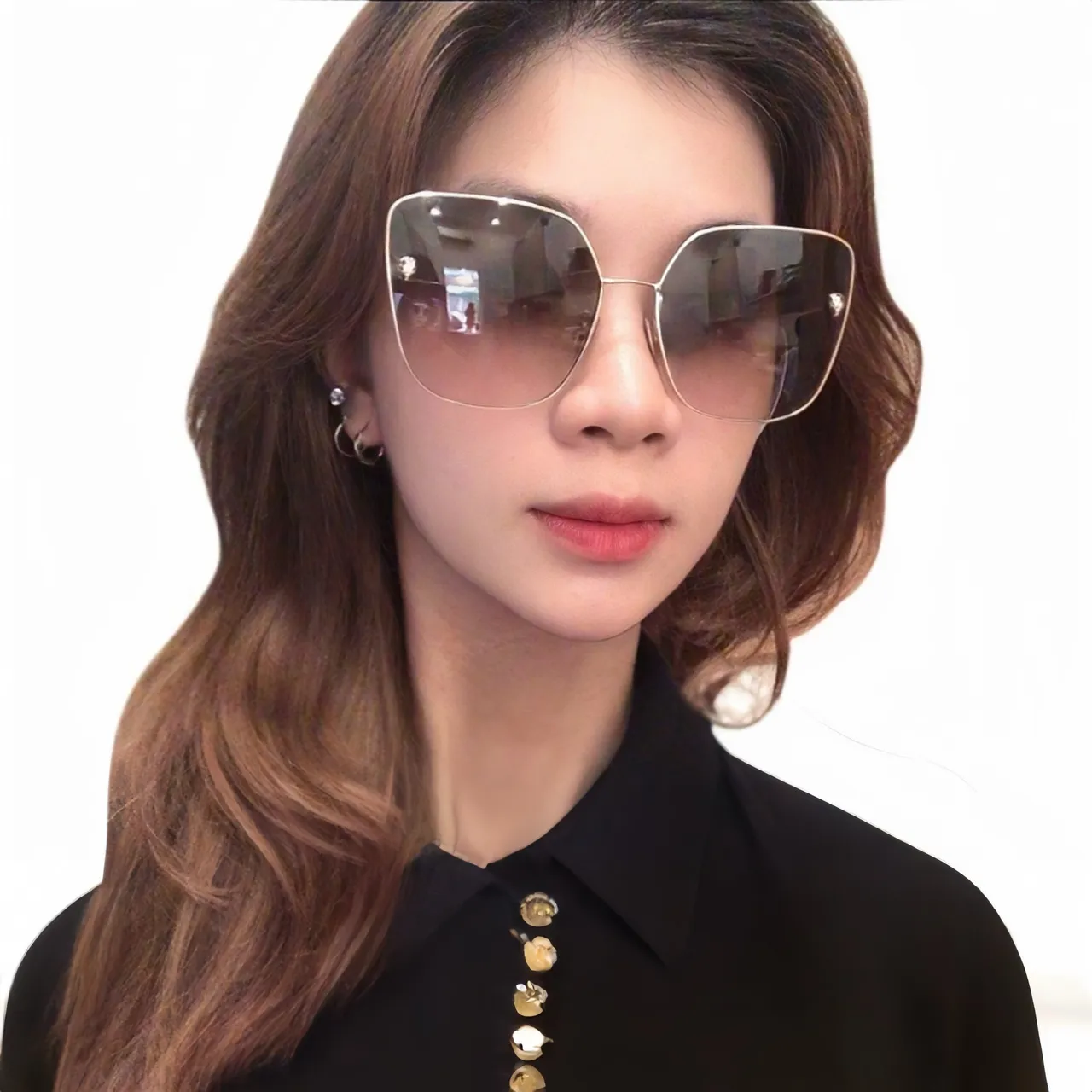 Dior So Real Oversized Square Gradient Sunglasses 7