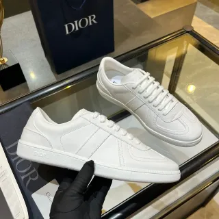 Dior White Leather Paneled Construction Lifestyle Sneakers