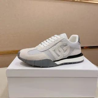 Dolce & Gabbana B27 Gray and Off-White Lifestyle Sneakers