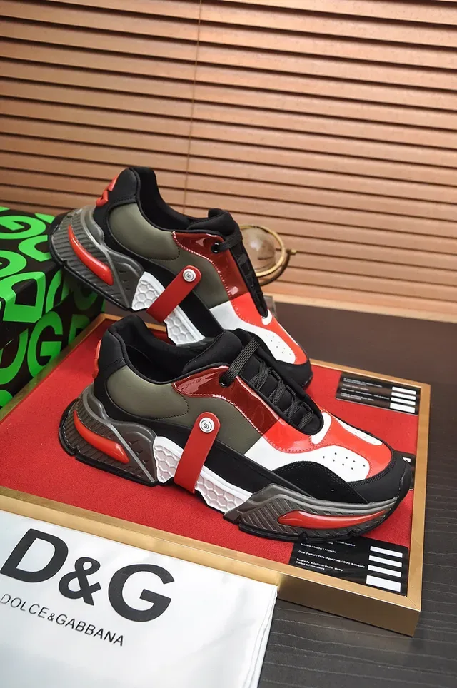 Dolce & Gabbana Multicolor Panelled Chunky Sneakers 5