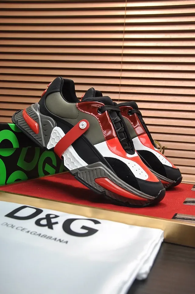 Dolce & Gabbana Multicolor Panelled Chunky Sneakers 7