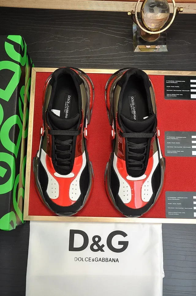 Dolce & Gabbana Multicolor Panelled Chunky Sneakers 8