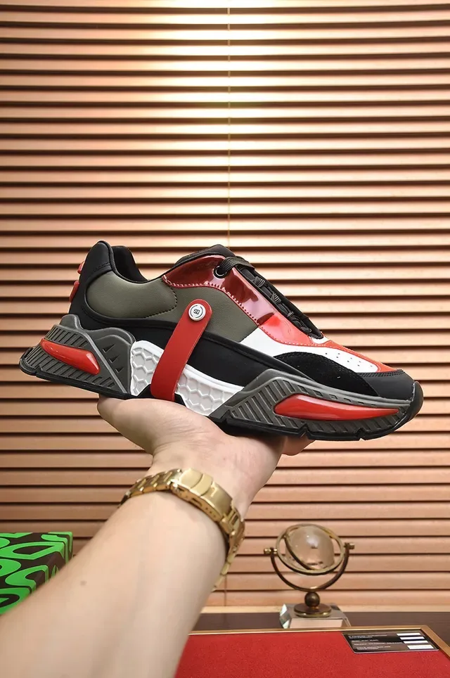 Dolce & Gabbana Multicolor Panelled Chunky Sneakers 9