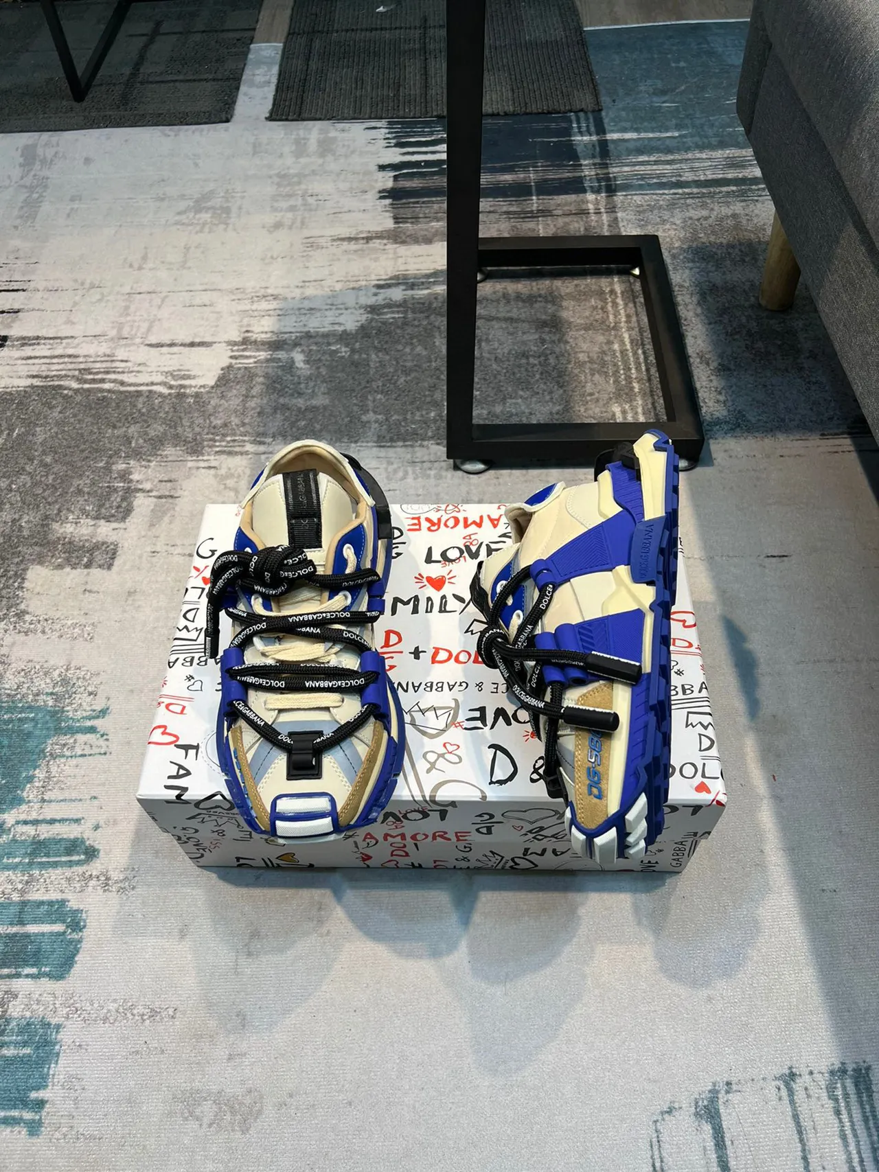 Dolce & Gabbana NS1 Multi-Strap Chunky Sneakers 4