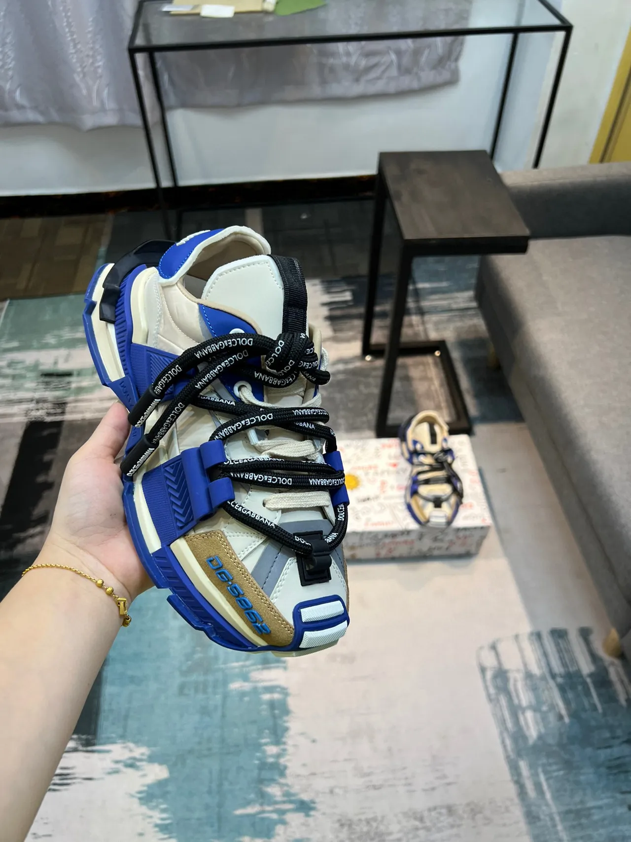 Dolce & Gabbana NS1 Multi-Strap Chunky Sneakers 6