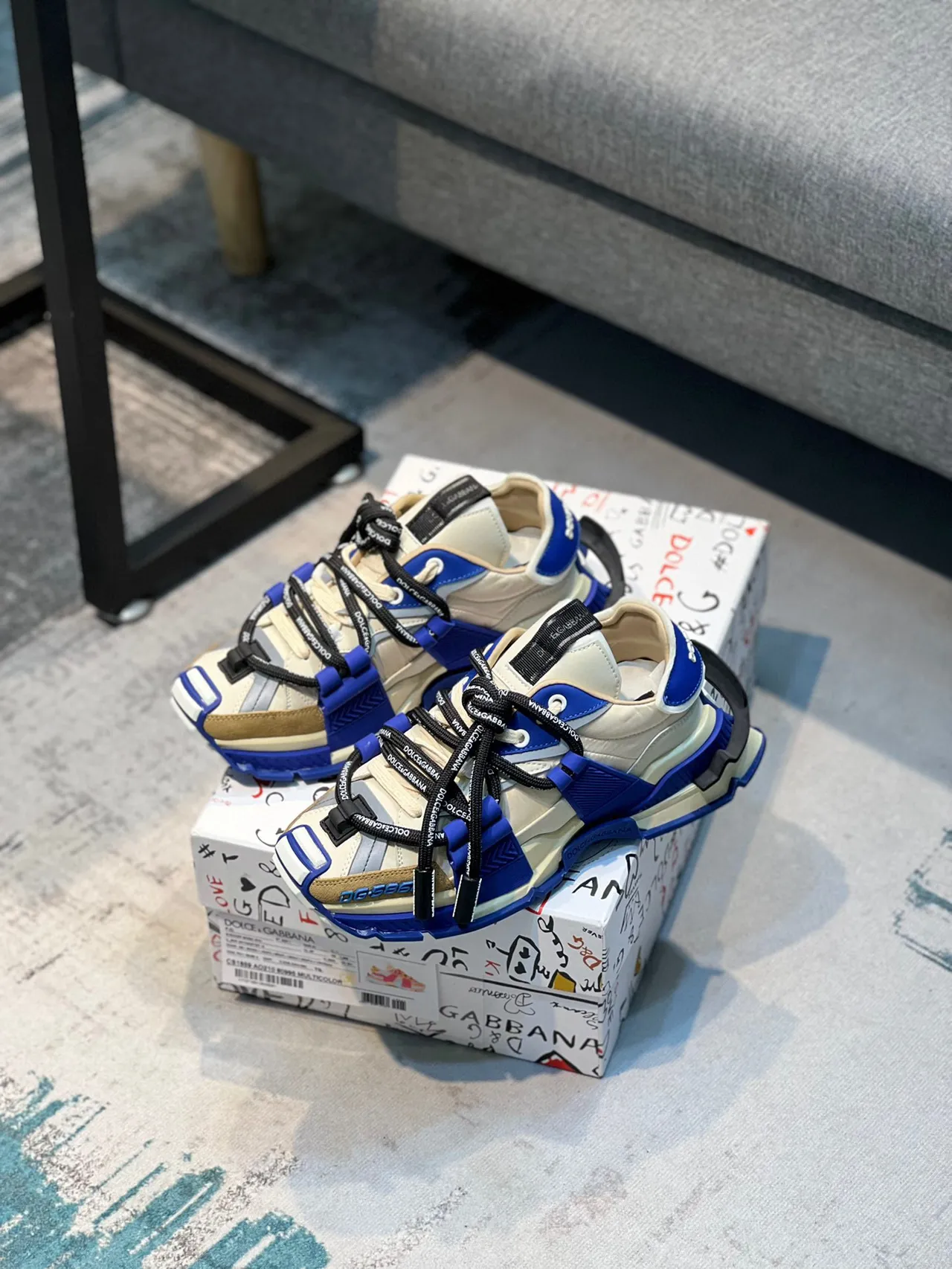 Dolce & Gabbana NS1 Multi-Strap Chunky Sneakers 7