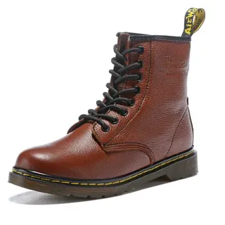 Dr. Martens 1460 Bota Martin Marrón Cuero Granulado