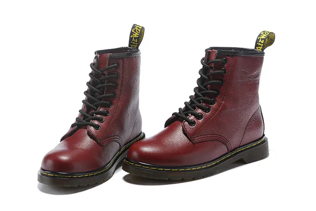Dr. Martens 1460 Bota Martin Marrón Cuero Granulado 10