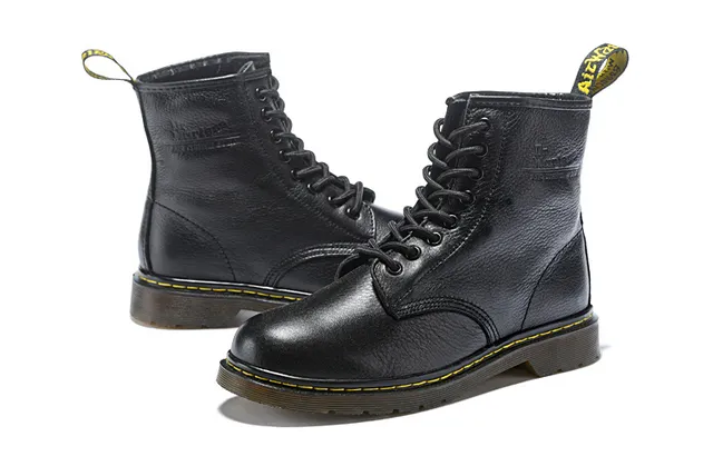 Dr. Martens 1460 Bota Martin Marrón Cuero Granulado 16