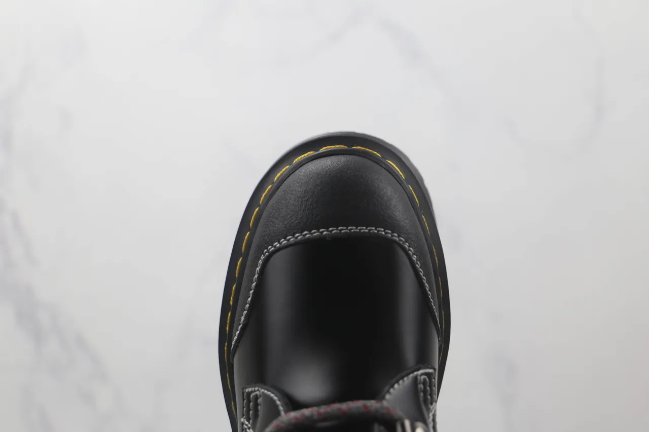 Dr. Martens Jadon Platform 黑色皮革马丁靴 6