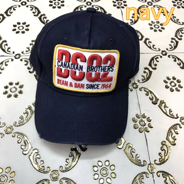 DSQUARED2 Canadian Brothers Logo Patch Olive Green Baseball Cap 2
