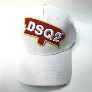 Dsquared2 DSQ2 Shield Logo White Baseball Cap