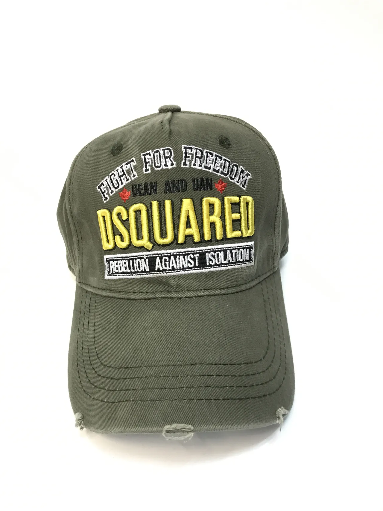 Dsquared2 Fight for Freedom Embroidered Navy Baseball Cap 2