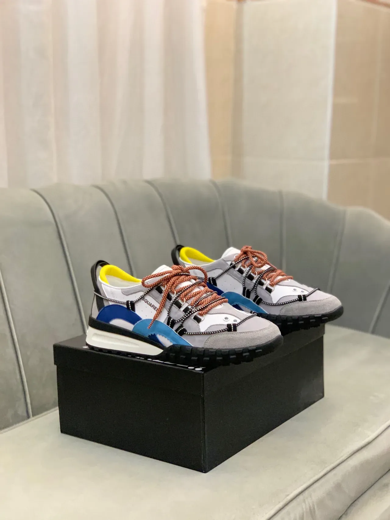 Dsquared2 ICON Multi-Strap Color-Block Lifestyle Sneakers 1