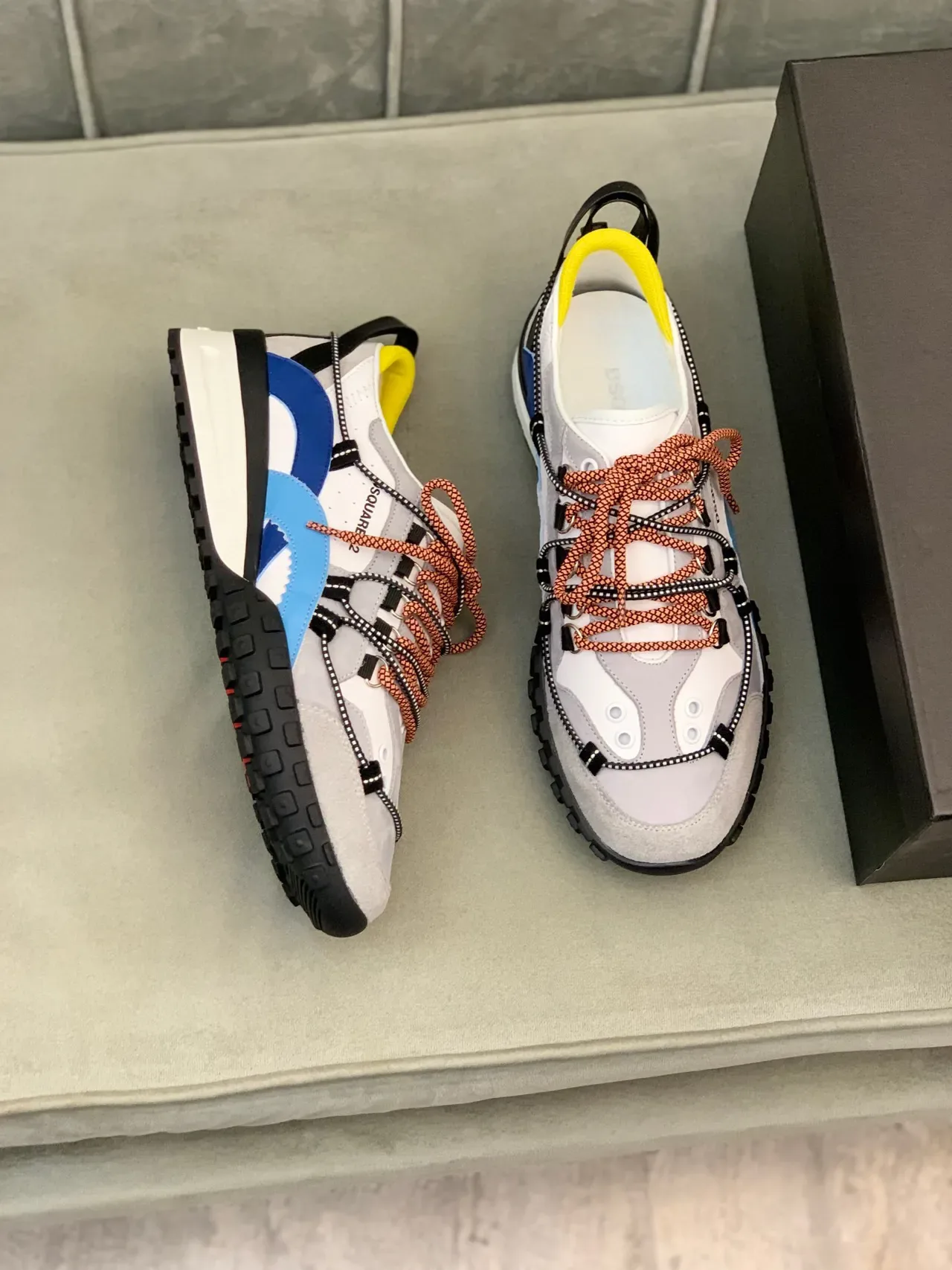 Dsquared2 ICON Multi-Strap Color-Block Lifestyle Sneakers 6