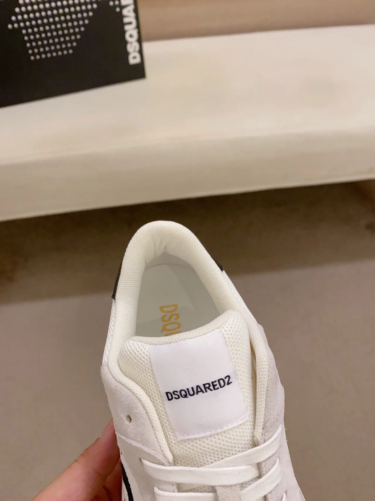 Dsquared2 ICON حذاء رياضي لايف ستايل رمادي لوجو Oversized 5