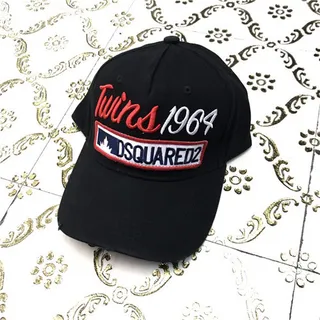 Dsquared2 Twins 1964 Casquette de baseball rouge brodée 2