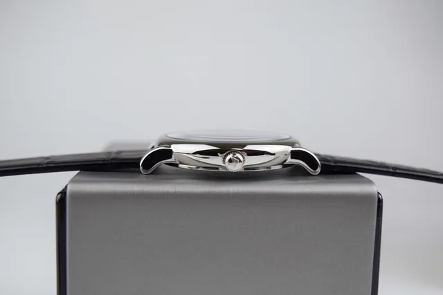 Emporio Armani কালো রূপালি ন্যূনতম ড্রেস কোয়ার্টজ ঘড়ি 7