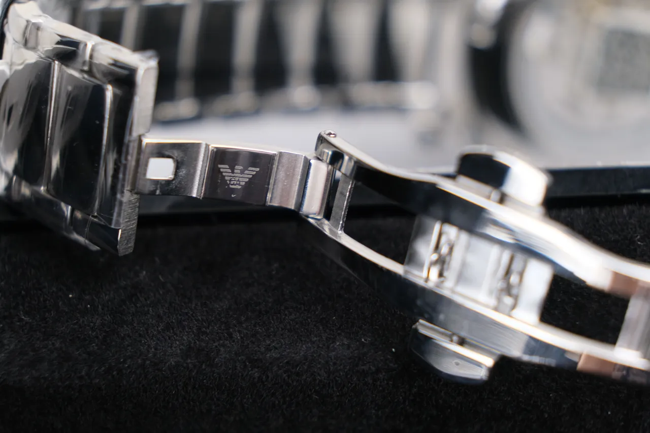 Emporio Armani Meccanico Skeleton White Dial Mechanical Watch 5