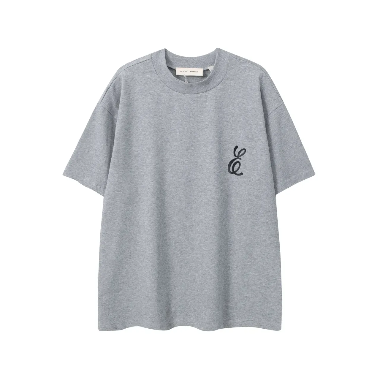 تيشيرت Fear of God Essentials أوفرسايز ياقة دائرية 2