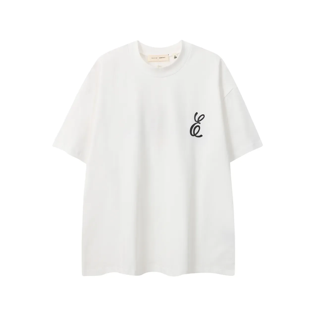 تيشيرت Fear of God Essentials أوفرسايز ياقة دائرية 10