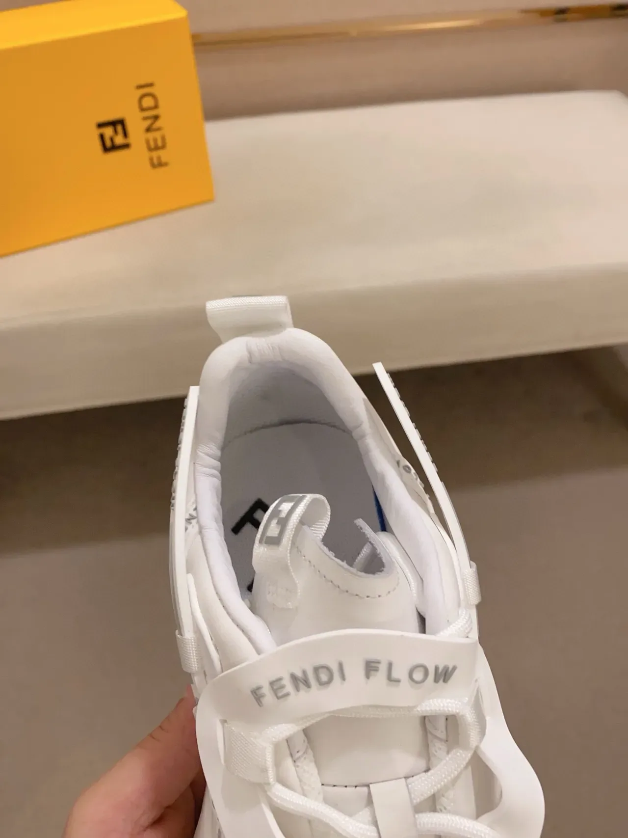 Fendi Flow White Chunky Sneakers 4