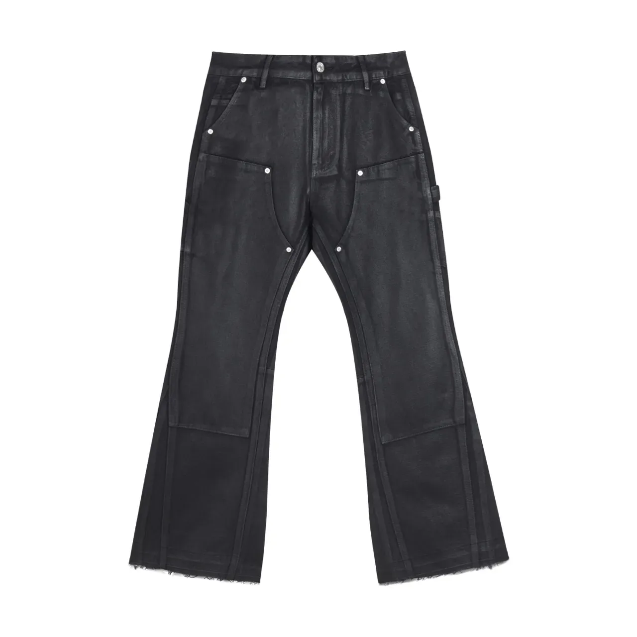 Gallery Dept Utility Flared Black Washed Denim Jeans 2