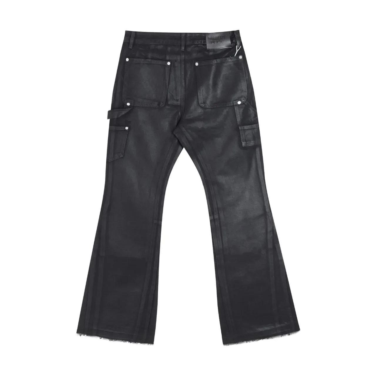 Gallery Dept Utility Flared Black Washed Denim Jeans 3