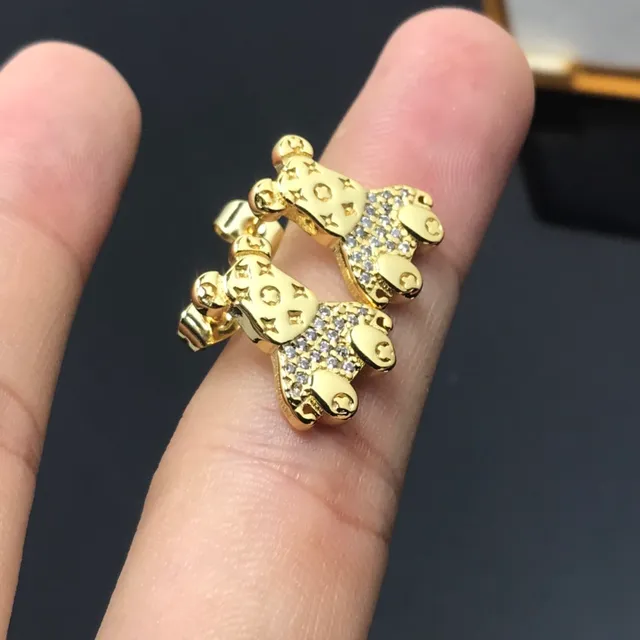 Bear-Shaped Pavé-Set Rose Gold-Tone Rings 2