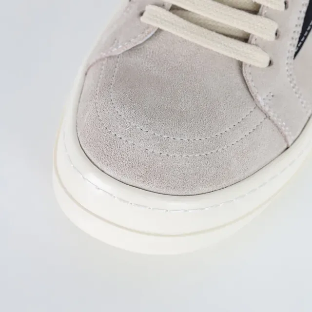 Beige Black Suede Upper Side Panel Sneakers 5