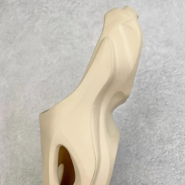 Beige Sculpted Monolithic Matte Foam-Like Sneakers 4