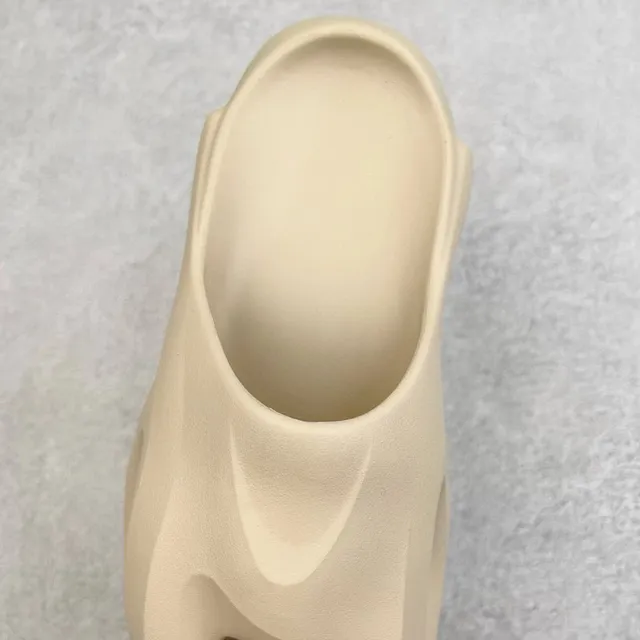 Beige Sculpted Monolithic Matte Foam-Like Sneakers 6