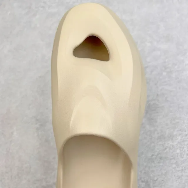 Beige Sculpted Monolithic Matte Foam-Like Sneakers 7
