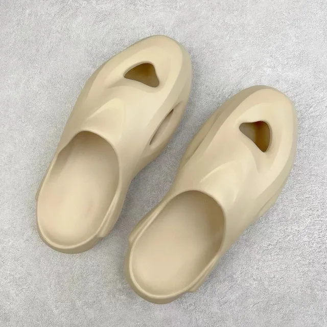 Beige Sculpted Monolithic Matte Foam-Like Sneakers 8