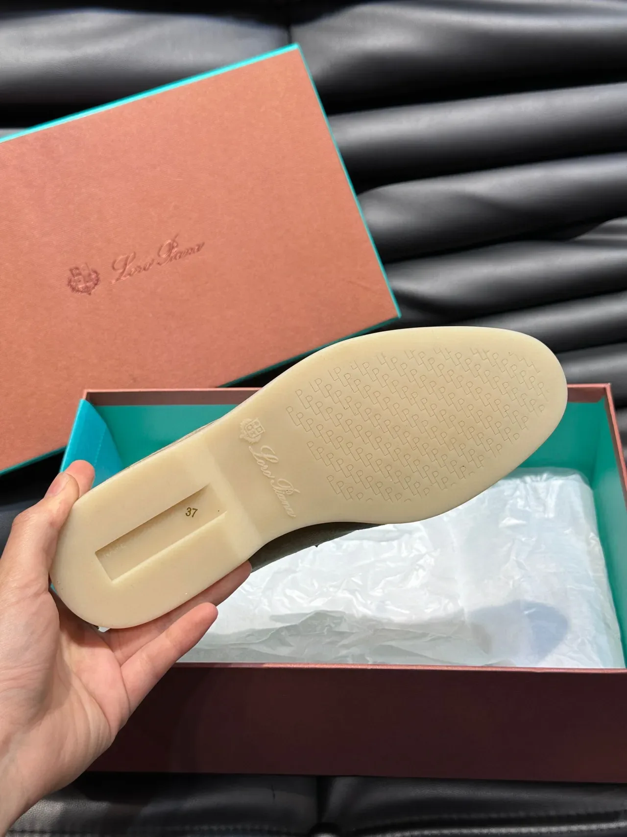 Beige Suede Tassel Strap Loafers 9