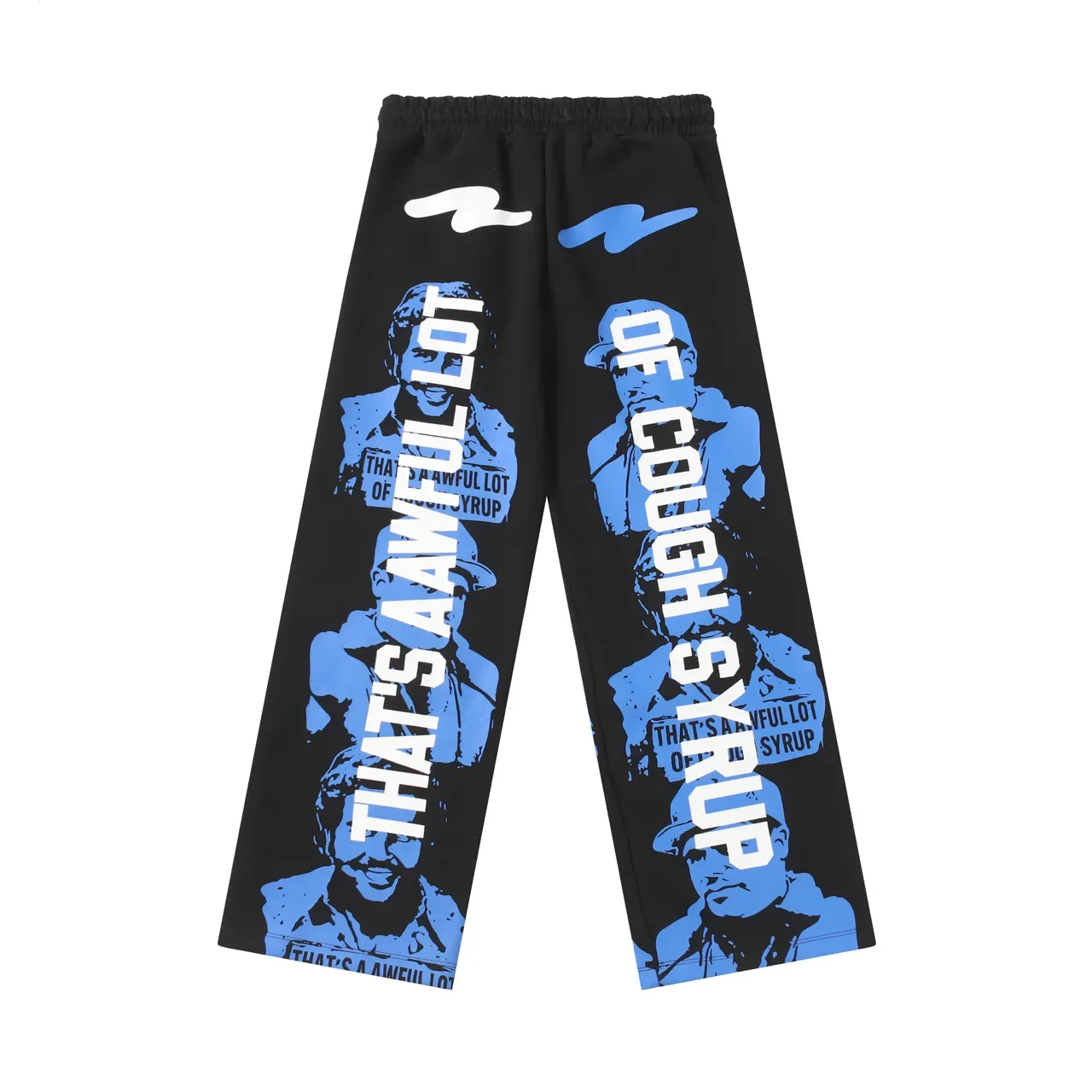 Black and Blue Graphic-Print Full-Zip Hoodie 5