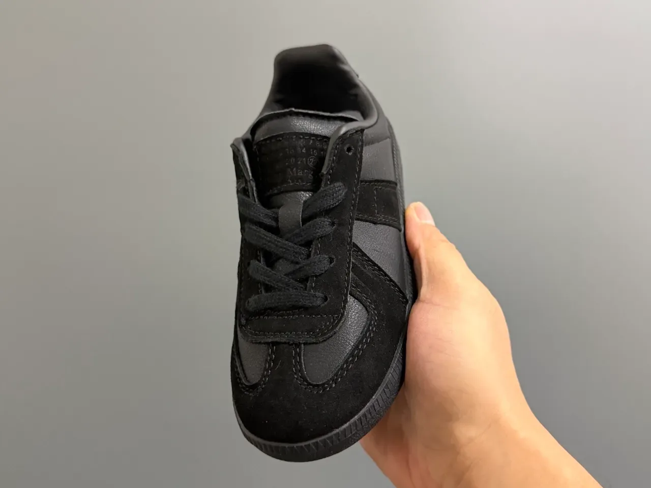 Black and White Panelled Suede Lifestyle Sneakers 10