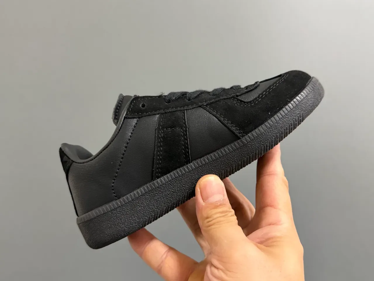 Black and White Panelled Suede Lifestyle Sneakers 12