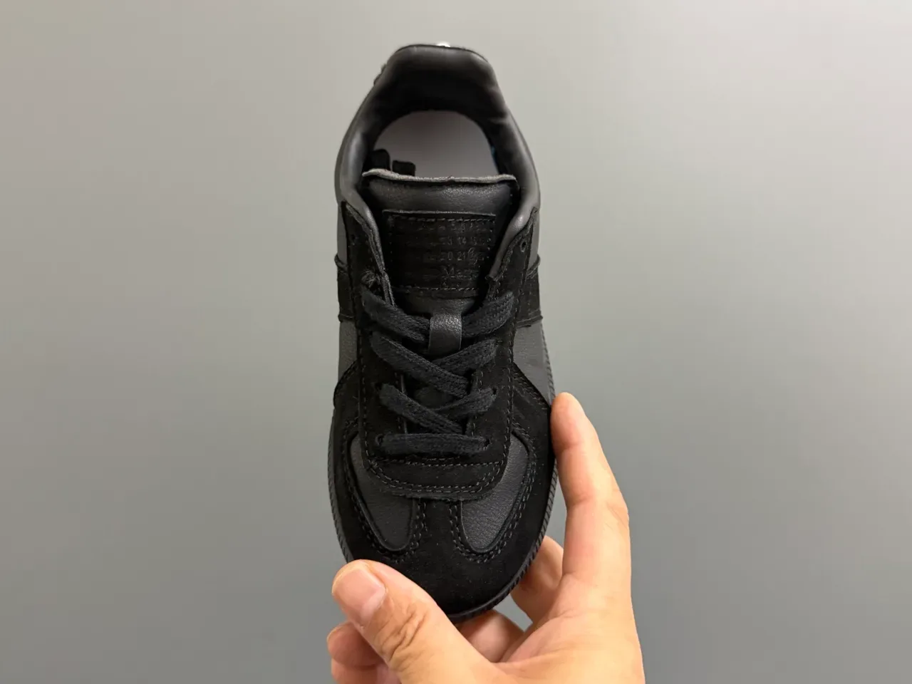 Black and White Panelled Suede Lifestyle Sneakers 15