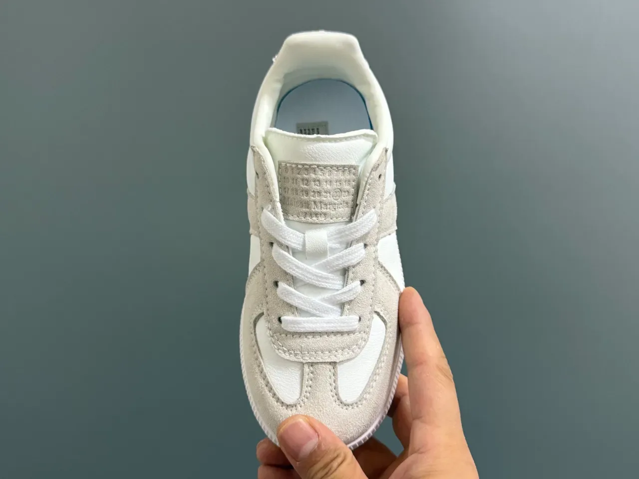 Black and White Panelled Suede Lifestyle Sneakers 24