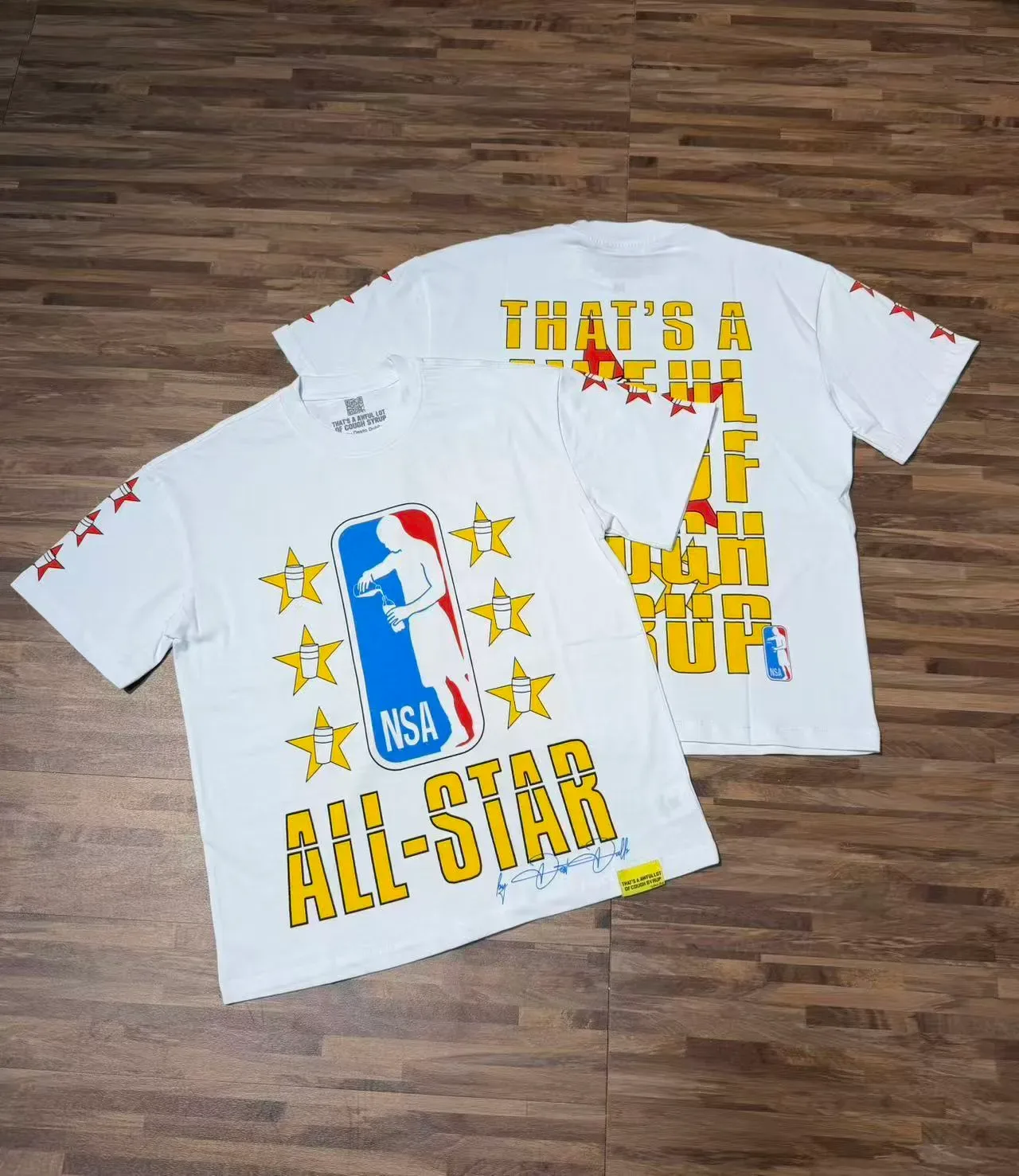 Black Graphic Print All-Star T-Shirt 4
