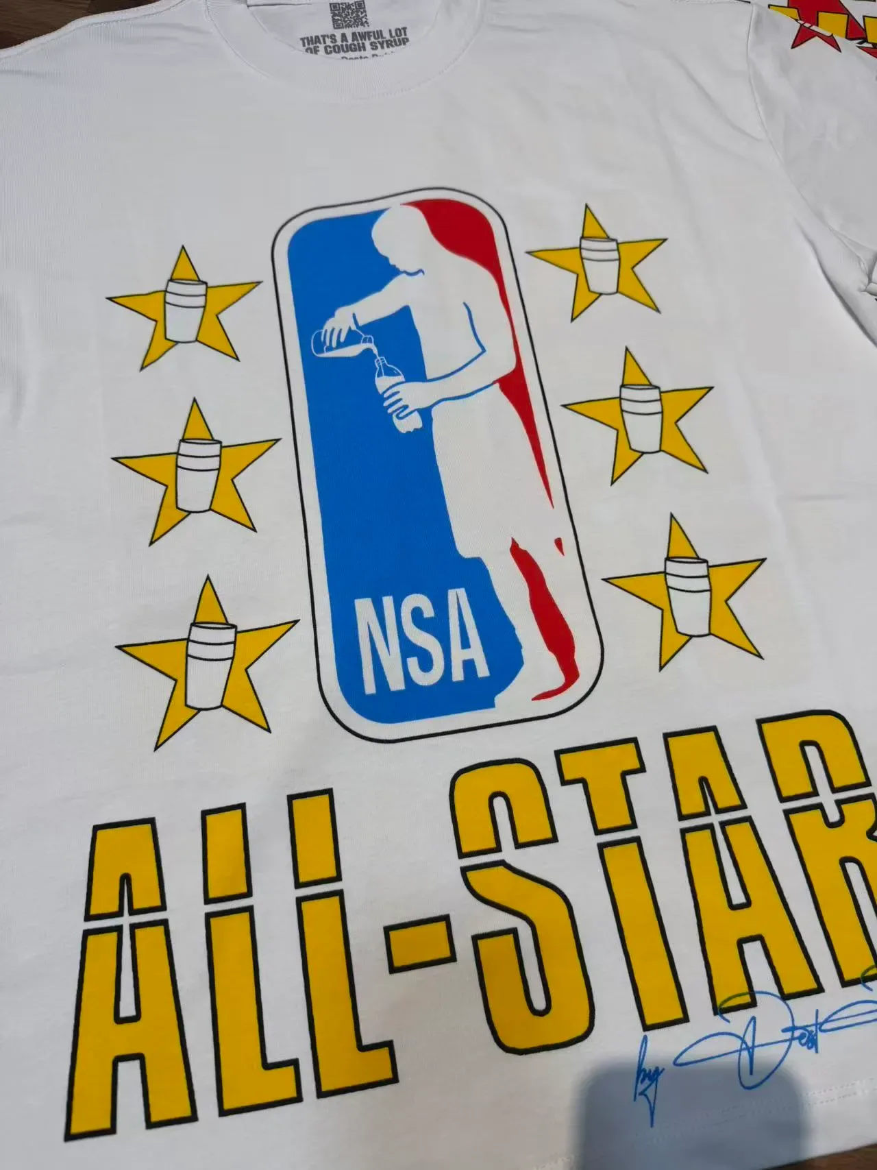 Black Graphic Print All-Star T-Shirt 7