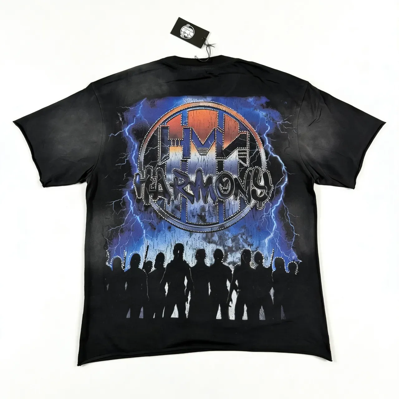 Black Graphic-Print Crew-Neck Short-Sleeve T-Shirt 8
